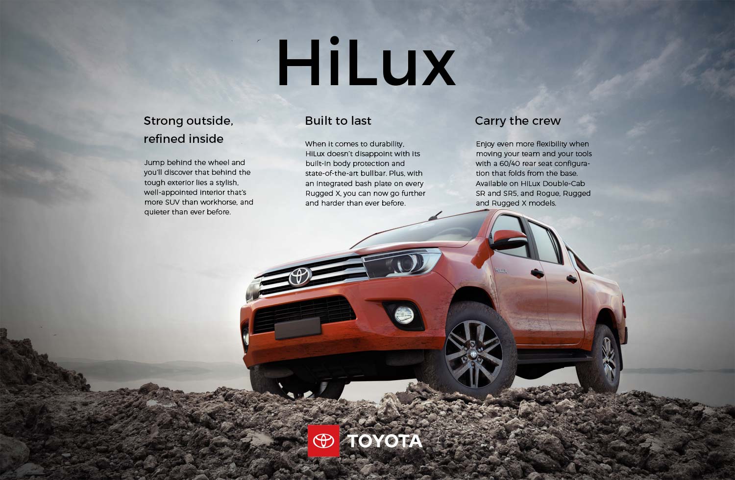 Toyota Hilux — selected project artwork