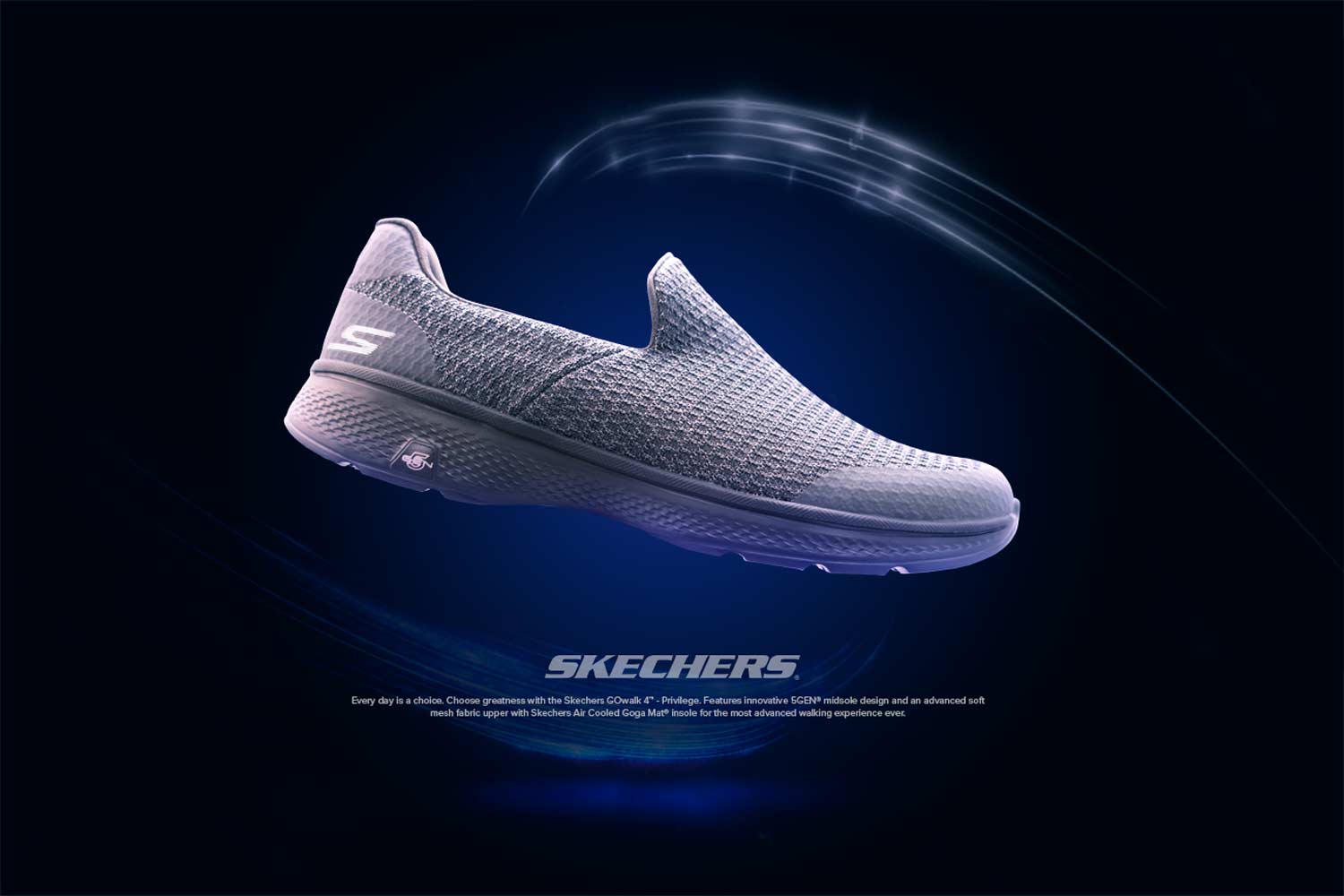 Skechers Go Walk 4 — selected project artwork